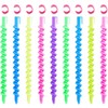 LALOCAPEYO 30 PCS Spiral Hair Perm Rods Set Self Grip