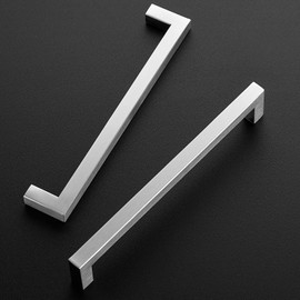 Ravinte 40 Pack 7-1/2 Inch Kitchen Square Cabinet Handles Satin Nickel Cabinet Pulls Brushed Nickel Drawer Pulls Kitchen Cabinet Hardware Kitchen Handles for Cabinets Cupboard Handles Drawer Handles