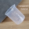 Scientific Cup Set Measuring Cylinder Lab Plastic Graduated Jug Bottles