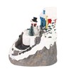 Xmas Music Box Resin Rotating Light Up Train Musical Box