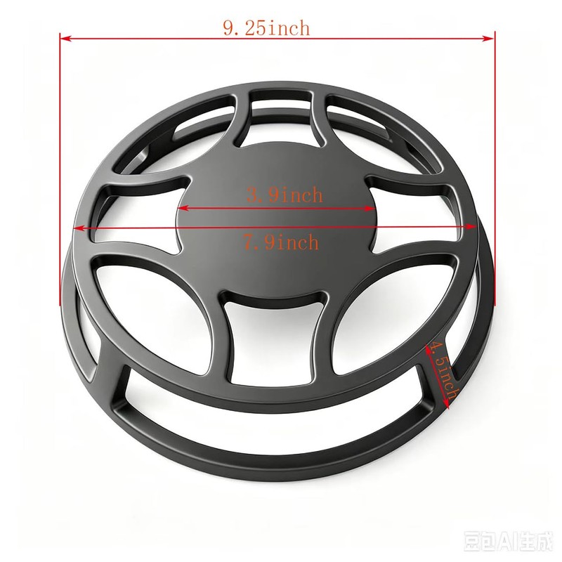 CKZYHHJ Heavy-Duty Cast Iron Heat Diffuser for Gas Stove, 9.25"