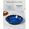AISBUGUR Ceramic Pie Pan,Deep Dish Pi9-Inch Non-Stick Pie Dish &