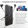 Guguearth Lightning Headphones for iPhone,MFi Certified in-Ear Lightning Earphones for