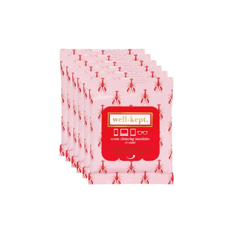 Well-Kept Tech & Lens Cleaning Wipes – Lobsterfest – 15
