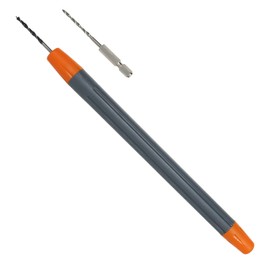 KAKURI 2-Way Retractable Drill Driller, Straight Blade, Tapered Blade, Replaceable Type, Conical Drill Bit, Through Hole, Screws, Nails, Bottom Drilling, Safe Storage