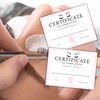 Eyelash Extension Lash Course Completion Certificate 50pk 8.5x11” Certified Artist