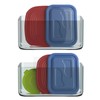 MaraFansie 2 Pack Plastic Lid Organizers Inside Cabinet for Kitchen