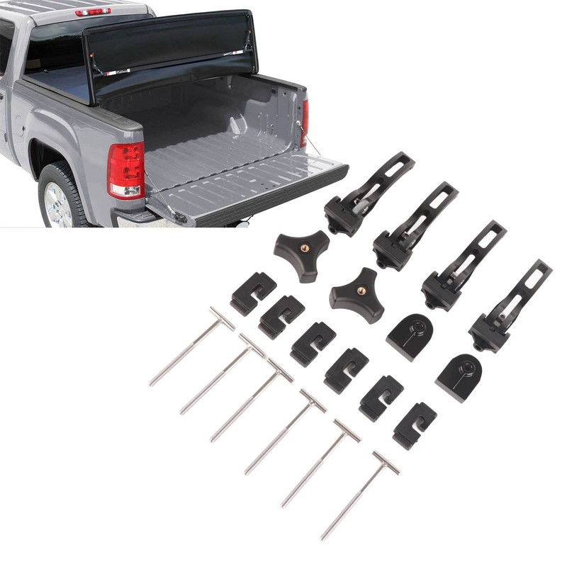 Tri-fold Truck Bed Tonneau Cover Universal Replacement Parts Rear Front
