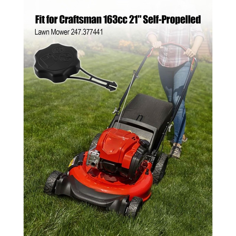 594061 Fuel Tank Cap Fit for Craftsman 163cc 21" Self-Propelled