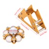 Yellow Aluminum Alloy Wheel Gyro with Tripod Stress Relief Hand