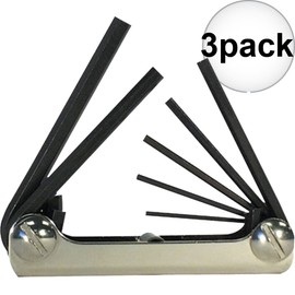 Eklind 21171 Metric Classic Fold Up Hex Key Set 7 Count