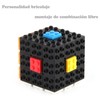 Cubo de Rubik Desmontable DIY, Puzzle Creative Collage Bloques de