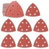 FEIHU Delta Sandpaper Triangular Sander, Pack of 60 Sandpaper for
