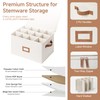 StorageWorks Stemware Storage Cases, Hard Shell Wine Glass Storage Box