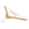 Wedding Hanger Anti Slip Wooden Clothes Hanger Iron Clothing Hanger