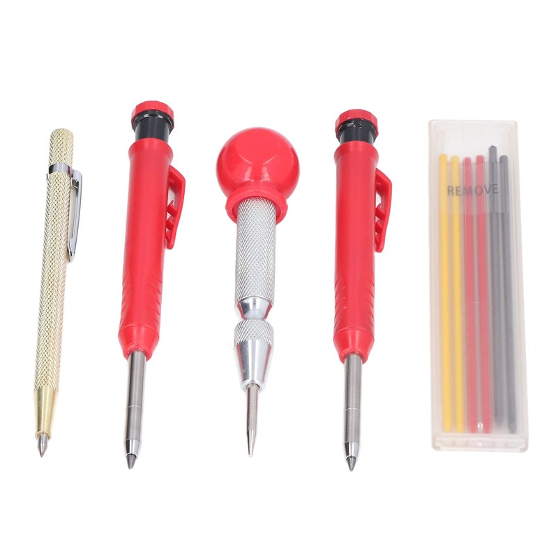 Marhynchus Carpenter's Pencils, Scribing Pen, Hand Tool Set, Comprehensive Tool