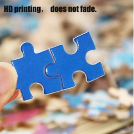 Jigsaw Puzzle 1000 Piece Shark On The Water Classic Puzzle Adult Puzzle DIY Kit Wooden Toy Unique Gift Modern Home Decor