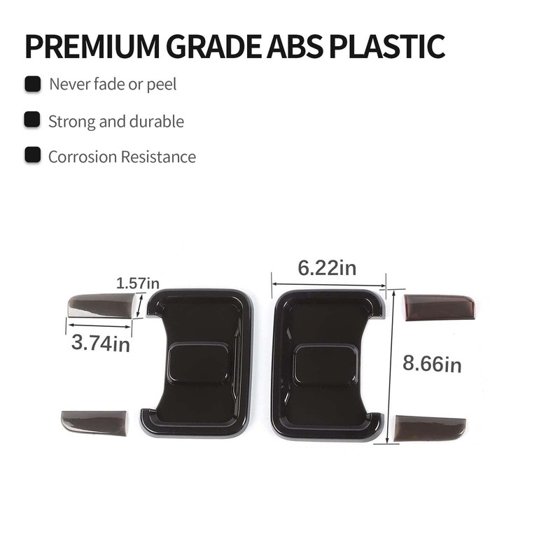 CheroCar for JT Tail Light Cover Guard Trim Frame Bezels