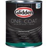 Glidden Interior Paint + Primer: Black/Black Magic, One Coat, Flat,