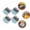 Kichvoe Vegetable Peeler 4pcs Finger Grips Peeler Palm Peeler Finger