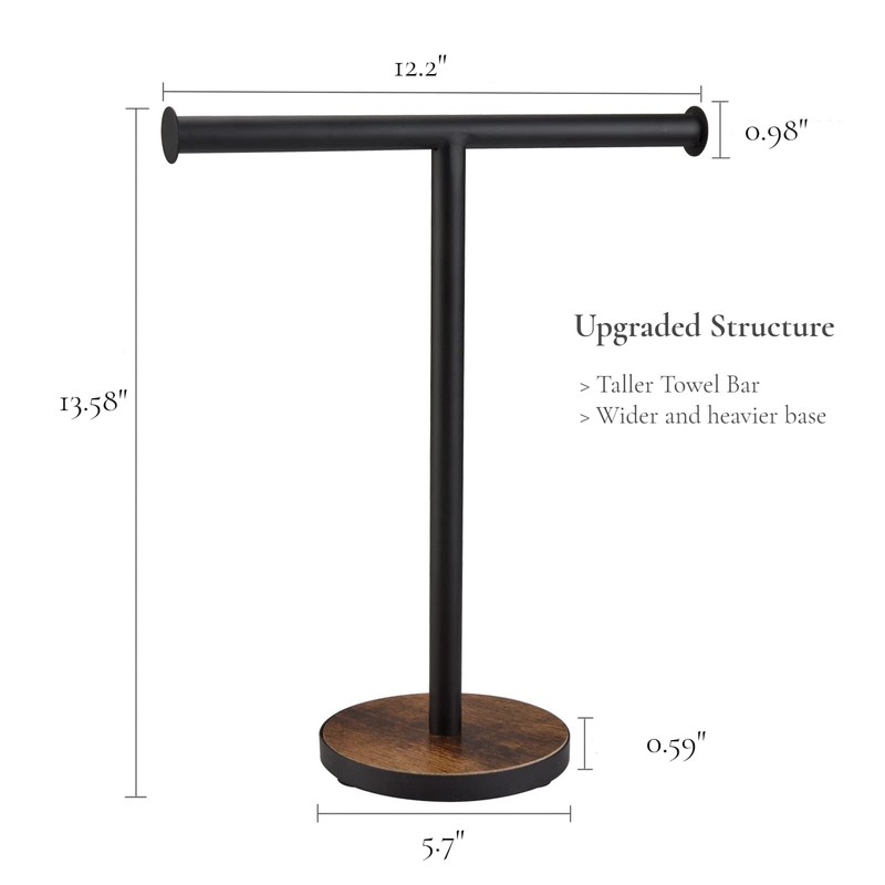 BCOZLUX Towel Holder Stand, Countertop Hand Towel Stand for Bathroom