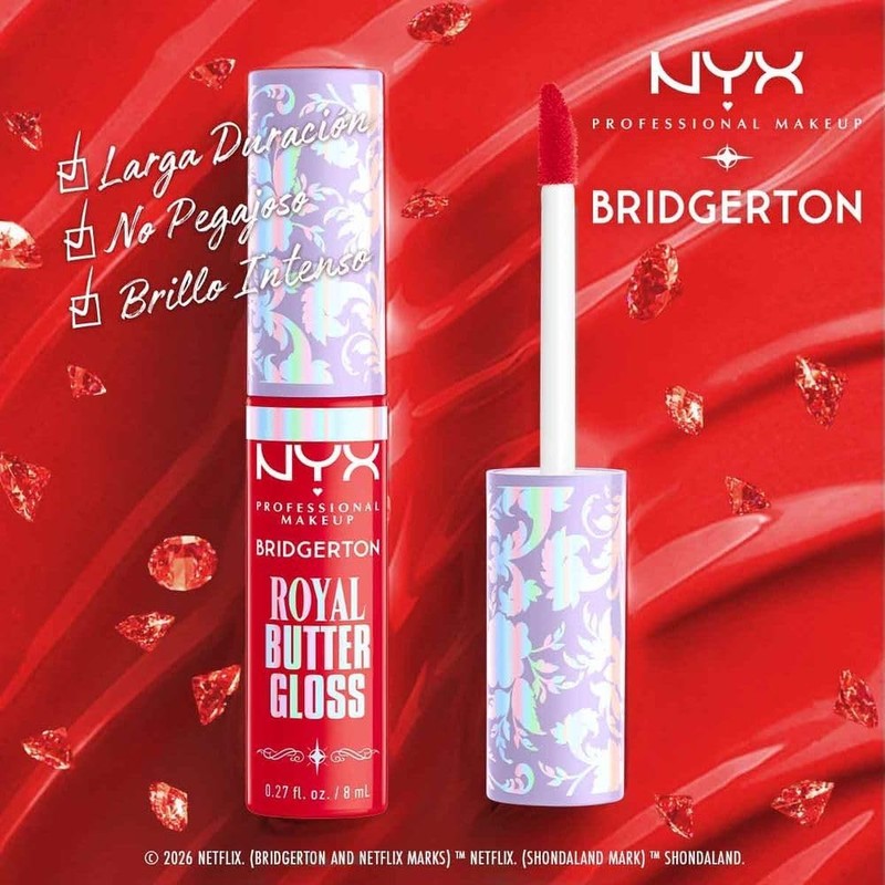 Nyx Professional Makeup, Bridgerton Kit de Labios Tonos: Rogue Romance