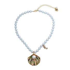 Betsey Shell Pendant Necklace
