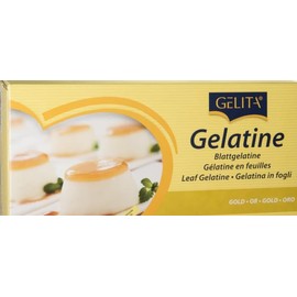 Gelatine leaves (10 GOLD/CLEAR standard gelatin sheets)-Pork 25 eg