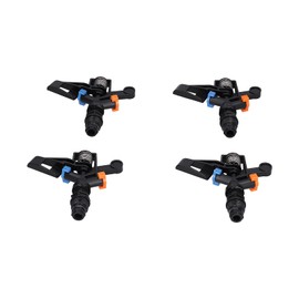 360 Degree Rotating Lawn Sprinkler with 10 Adjustable Arms - Heavy Duty Plastic Garden Sprinkler for Yard Irrigation, Patio and Lawn Watering System