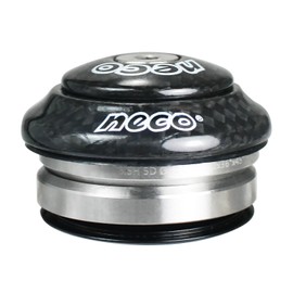 NECO Carbon Full Integrated 1-1/8" Threadless Headset 8.5mm Top Cone, Black, NC2872
