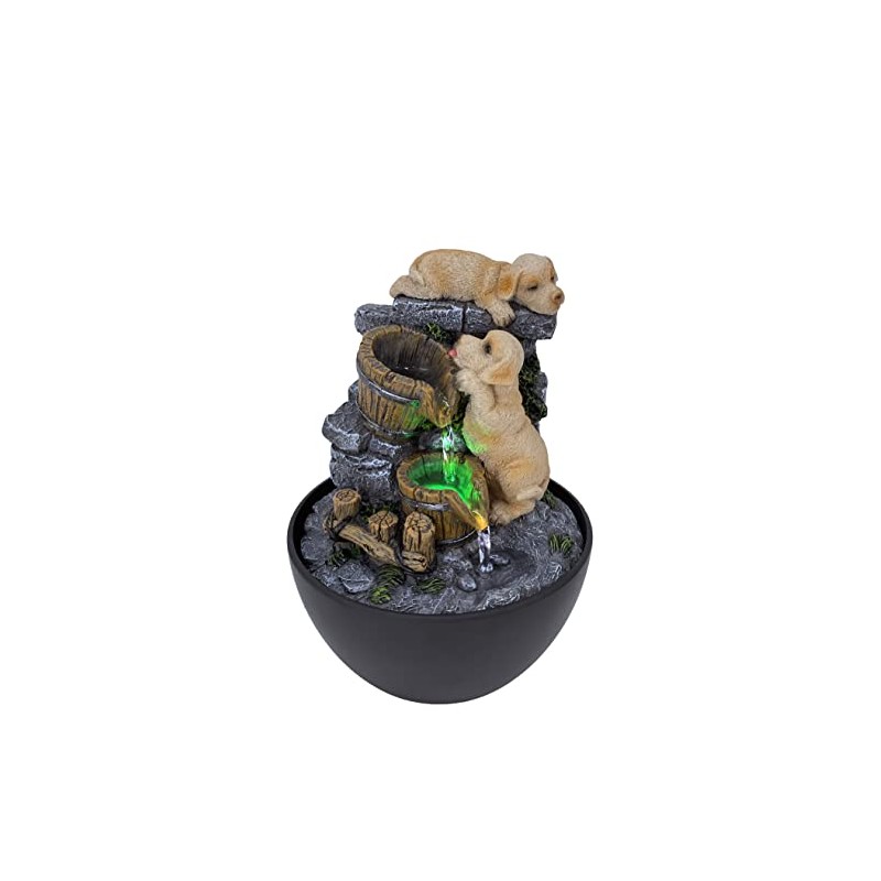 Lovely Labs Indoor Water Fountain with LED Light | Size