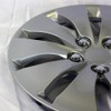 Brighter Design Set of 4 16" Push-on Silver Hubcaps for