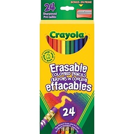 KS Crayola 24 Erasable Colored Pencils