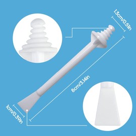 GTIWUNG Pack of 100 Nose Hair Wax Applicators, Wax Sticks Applicators, Plastic Wax Sticks, Dual Use Nose Wax Sticks, Nose Hair Sticks for Nostril Cleaning and Nose Hair Removal