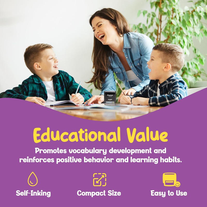 Promot Teacher Stamps for Classroom - Self Inking Stampers for