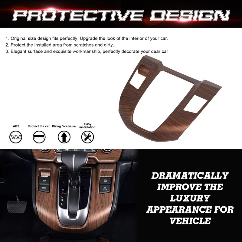 Xotic Tech Interior Center Console Gear Shift Panel Decoration Cover