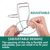 Adjustable Washing Machine Washer Drain Hose Holder Hook, Laundry Tub