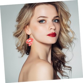 Healeved Valentine Fun Dangle Earrings Unique Lightweight Ear Jewelry for Women for Christmas Dating and Special Occasions Durable and Eye Catching Accessory