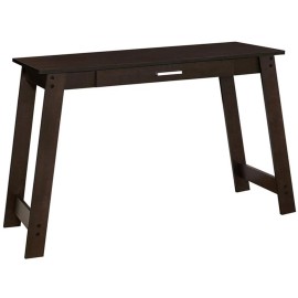 Monarch Computer Desk Home Office Laptop Storage Drawers Work Laminate Brown