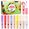 HCKLM 9 Pcs Mini Lip Gloss Bulk,Long Lasting Moisturizing with