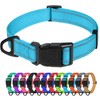 TagME Small Dog Collar, Adjustable Reflective Nylon Pet Collar with