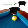 Ieron Billiard Pocket Liners 6pcs Pool Hole Liners Plastic Pool