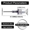 HOHXEN Pack of 3 Drill Chuck Adapter, Mini 3-Jaw Quick
