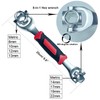 New Hope Store 2-Piece Universal Socket Wrench Set, 48-in-1 &