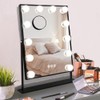 Hansong Black Vanity Mirror Makeup Mirror with Lights 12 Dimmable