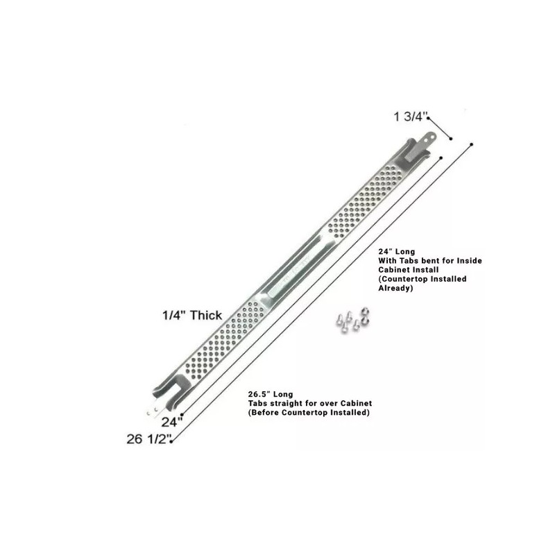 E-Z Dishwasher Mounting Bracket Made in USA! Any Countertop W10426979