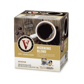 Victor Allen's Coffee Morning Blend, Light Roast, 200 Count Single Serve Coffee Pods for Keurig K-Cup Brewers