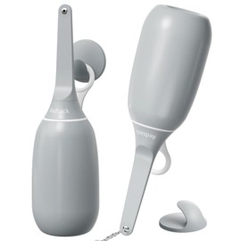 Portable Handheld Bidet for Women/Men, Household Collapsible high Pressure Jet Spray Upside Down Bottle for Toilet, 400ml(13.5oz) Large Capacity with Quick-Fill, BPA-Free Wall-Mounted Hook