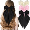 3Pcs Silky Satin Hair Bows Clips for Women Hair Bow