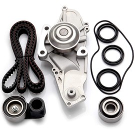 SCITOO Engine Timing Belt Kit Fits 2003-2009 Acura Honda 3.0L 3.2L 3.5L 3.7L SOHC 24V